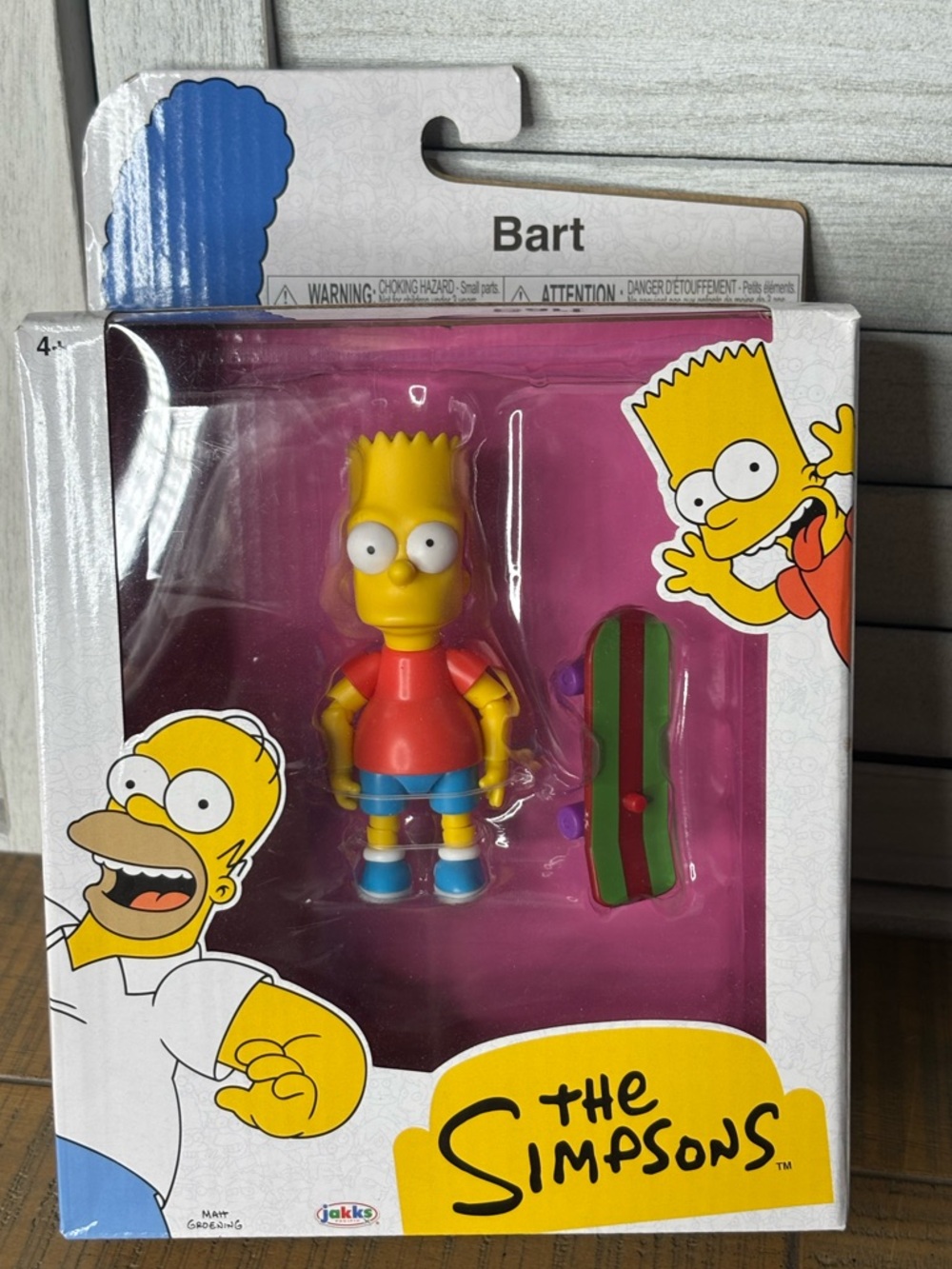 The Simpsons Bart Simpson 2.5" Figure Jakks Pacific 2024 New In Box - Picture 10 of 10